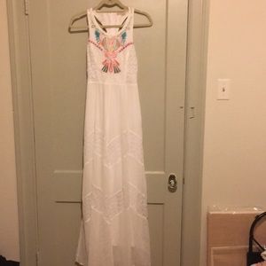 Beautiful white maxi dress